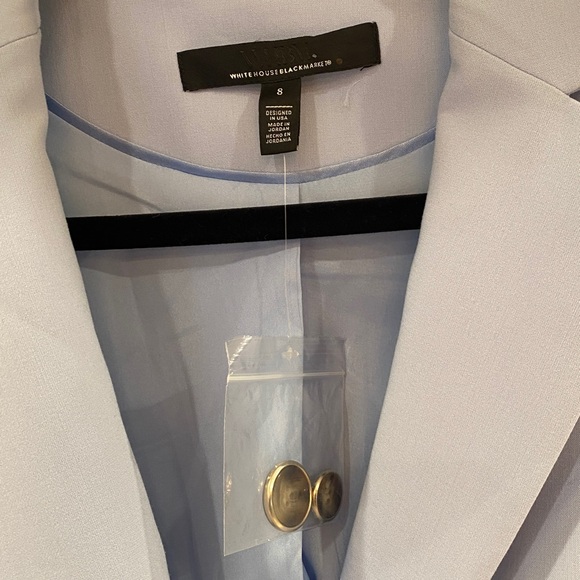 WHBM® One-Button Blazer
Light Blue Women's Blazer NWT - Picture 8 of 11